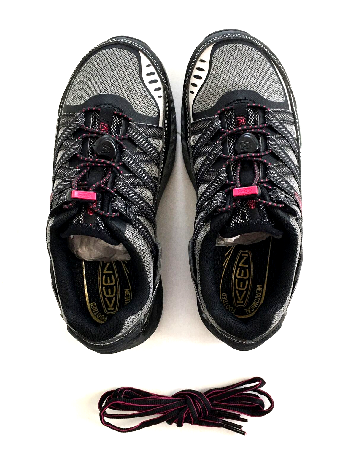 Scarpe da trekking Keen Versatrail donna taglia 5 nero grigio rosa sneakers outdoor