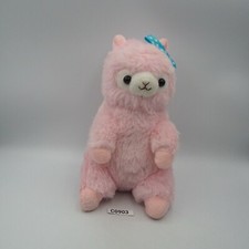 Muñeca de peluche de 7" de peluche de 7" de Alpaca Kids Alpacasso rosa C0903 Japón