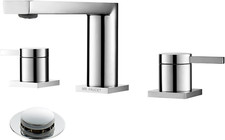 Luxury Widespread Bathroom Sink Faucets 3 Hole, 2-Handle 8 Inch Bathroom Vanity