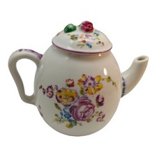 Victoria Albert Museum Small Teapot Mennecy 1985 Franklin Mint Fine Porcelain