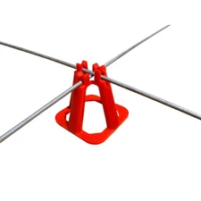 Steel Mesh Chair Rebar Concrete Application Tool Home Improvement Use 100 Pack