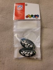      Jibbitz NFL TEAMS Official Crocs Retired Charms RARE 2 Pack NY JETS