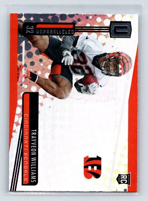 Trayveon Williams Rookie 2019 Unparalleled #238 Bengals RC 2-14