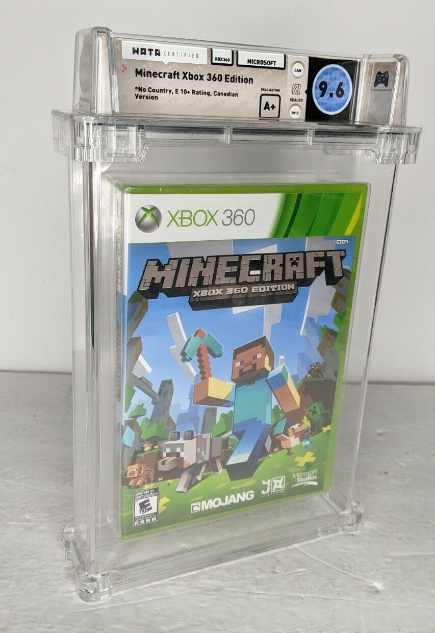 Minecraft Xbox 360 Edition WATA 9.6 A+ Canadian Version