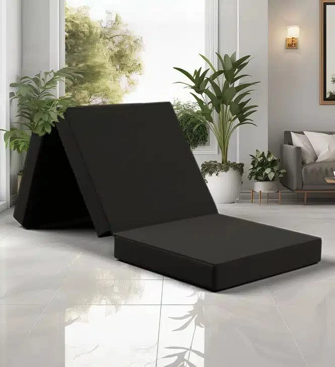 Klappmatratze 90x190x12cm, TRAVEL anthrazit, hoher Komfort, Erwachsene, Kinder - Bild 2 von 4