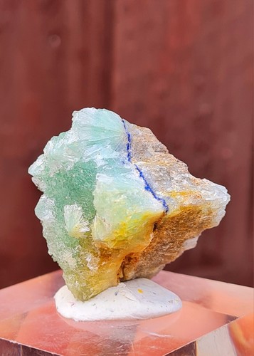 Lovely Natural Green,blue Aragonite Crystal From Afghanistan _15 GM - Picture 2 of 14