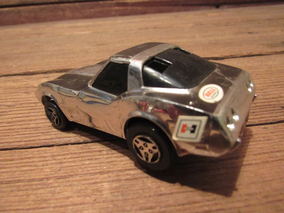 Vintage Kenner T-Zzzers 1980's Chevrolet Corvette C3 Chrome Rip Cord Racer CPG - Image 4 of 4