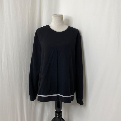 Felpa donna XL Alfani nera manica lunga girocollo elasticizzata - Foto 2 di 9