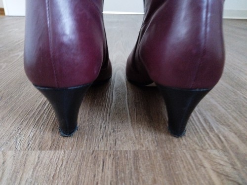 Jette Joop Damen Winterstiefel, weinrot, Leder, Gr. 37, Top - Bild 5 von 10