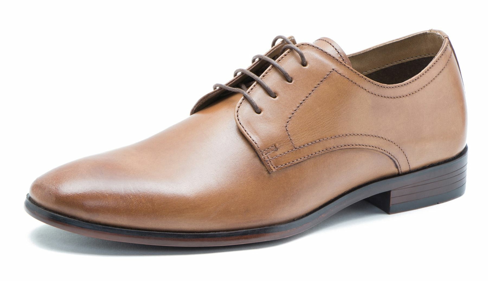 Mens Oxford Leather Shoes Tan 270 