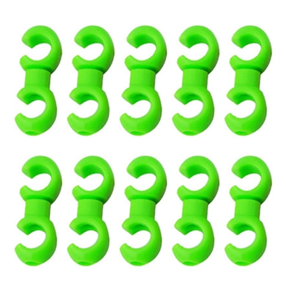  10pcs Bicycle Brake Gear Cable S Style Clips Hose Guide Line Hook