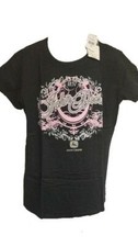 NEW John Deere Womens Sizes M-L-XL Black Licensed T-Shirt