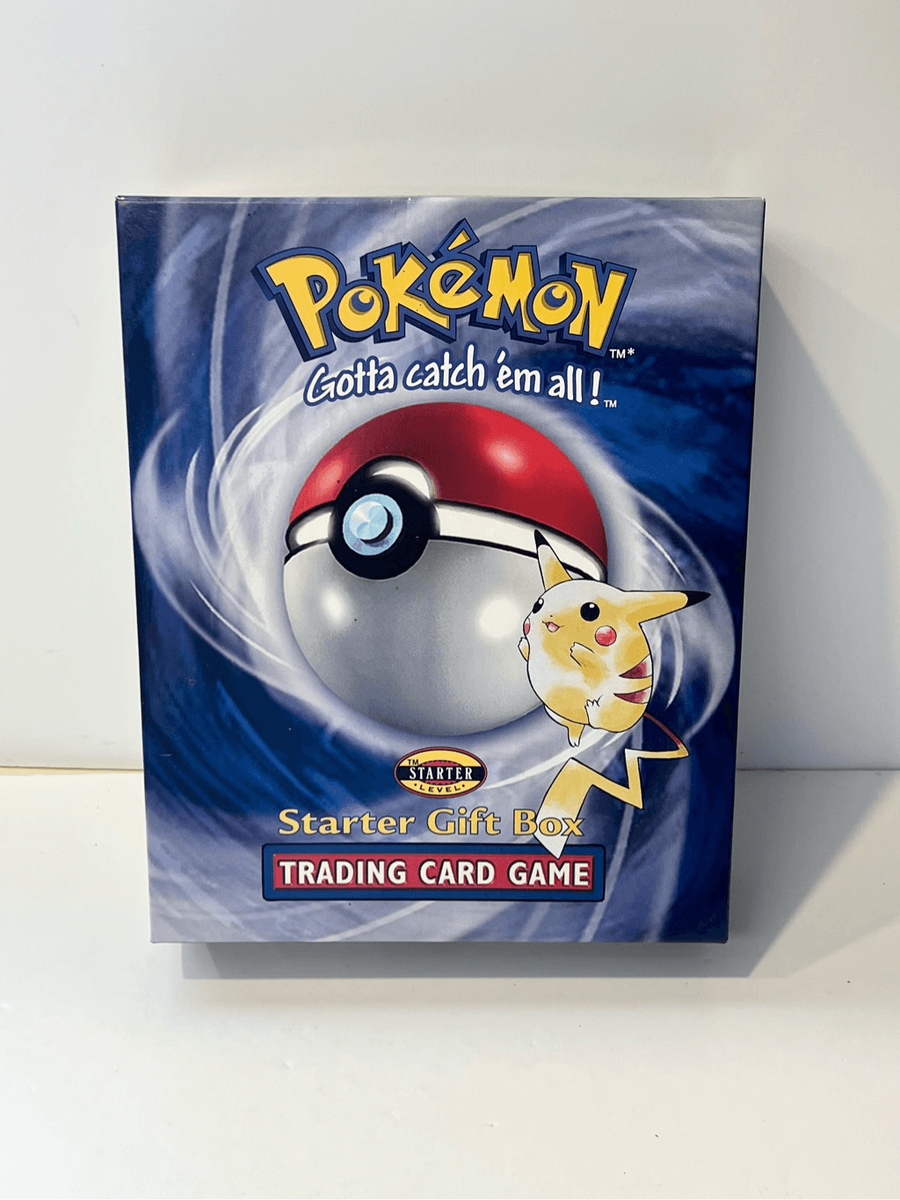 pokemon card game starter gift box Pokemon Original 1999 Trading Card Game Starter Gift Box EMPTY Box Only
