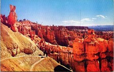 Bryce Canyon National Park UT Switchbacks Navajo Trail Postcard unused (27286)