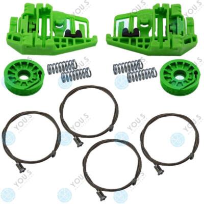 For BMW 1 Series (E87) Window Regulator Repair Kit Cable Pull - SET Rear Left + Right