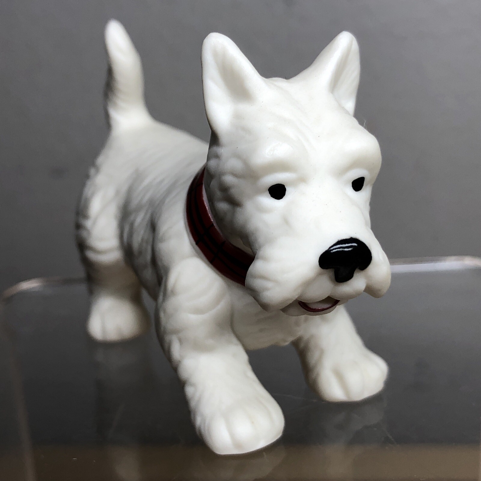 white dog figurine