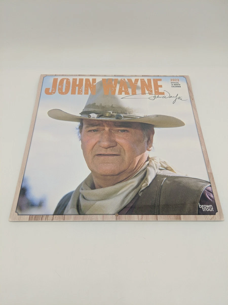 browntrout-john-wayne-2023-12-x-12-wall-calendar-16-month-ebay