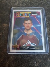 Upper Deck 2020-21 UD Portraits Pavel Francouz Rookies RC Card# P-99