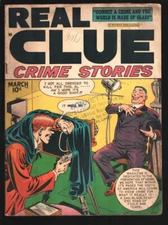 Real Clue Vol. 3 #1 1948-pre-code crime-Taxi Wars-WWI story-Counterfeit money...