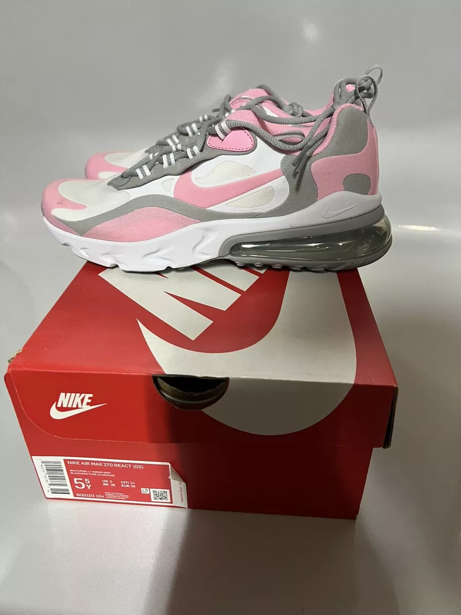 Buy Air Max 270 React GS 'White Pink' - BQ0103 104