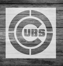 Chicago Cubs MLB Reusable Plastic Stencil *MULTIPLE SIZES*