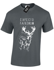 Image of EXPECTO PATRONUM MENS T SHIRT POTTER WAND MAGIC SPELL DEMENTOR VOLDEMORT S - 5XL