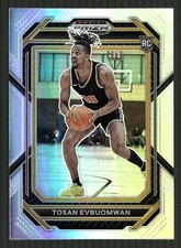 2023 Tosan Evbuomwan Panini Prizm Draft Picks Silver Prizm Rookie - Pistons