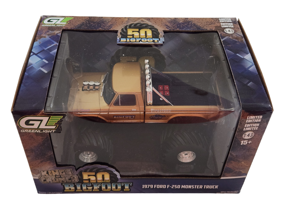 Greenlight 88061 Bigfoot #1 50th Gold 1979 Ford F-250 Monster