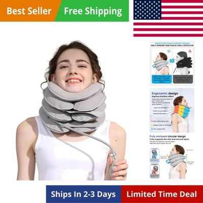 Neck Stretcher Neck Brace Inflatable Cervical Traction Device Neck Support