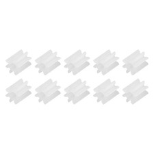 10Pcs Plastic Gears 8 Teeth Plastic Shaft Gears 082AA for RC DIY Robot White HIE