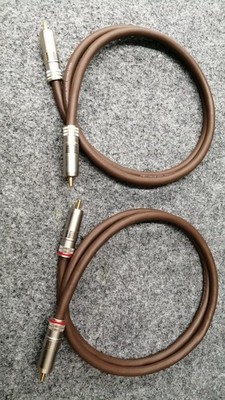 Accuphase Super Refined Cable 1M RCA Cable Pair Used