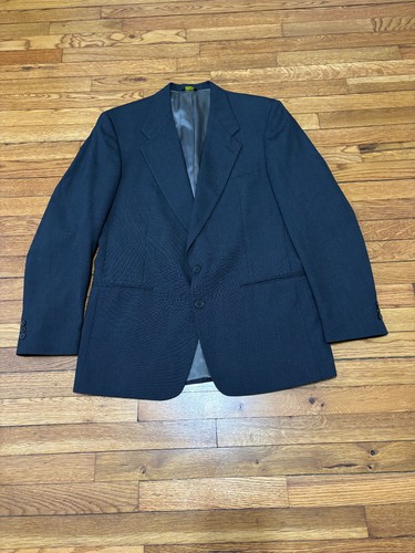 Giacca blazer uomo Monsieur by Givenchy taglia 40L grigio lana 2 bottoni cappotto sportivo - Foto 1 di 9
