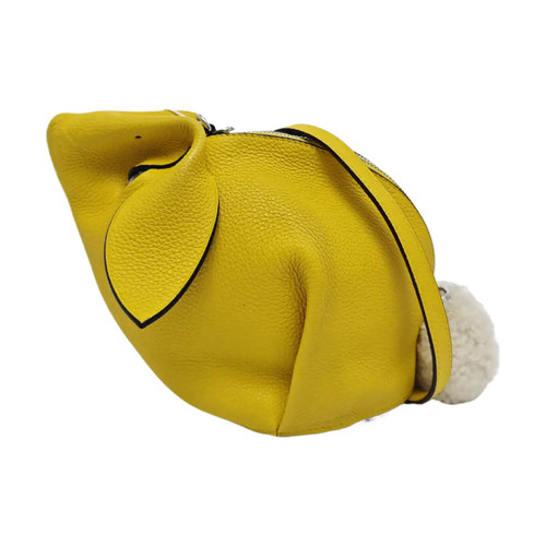 LOEWE Animals Crossbody bags Leather Yellow Free Shipping | Duties Paid
