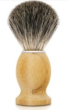 Shaving Brush Perfect Shave Barber Hard Wooden Handle Badger Hair Soft Feel Gift