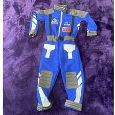 Spooktacular Creation Halloween Costume NASA Astronaut Jumpsuit S 5-7 Kidscore