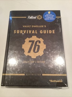 Fallout 76 Vault Dwellers Survival Guide Collector's Edition Factory Sealed