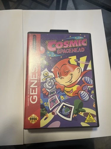 Sega Genesis Cosmic Spacehead Codemasters with Original Case
