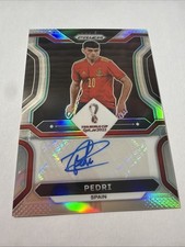 2022 파니니 프리즘 World Cup 페드리 Signatures 실버 Auto /25 #22/25 Spain