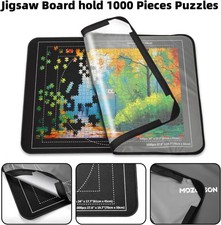 Jigsaw Board 1000, 500 Pieces Jigsaw Puzzle Board 32 x 22in, Jigsaw Accessories