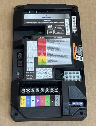 Emerson 21M51-843 White-Rodgers Two-Stage Integrated Furnace Control 🔥Used 4wks