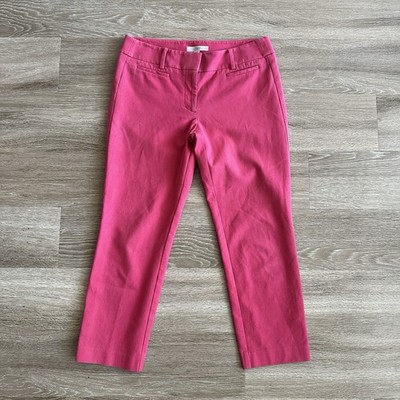 Ann Taylor Loft Marisa The Rivers Work Pants Pink Women s 4