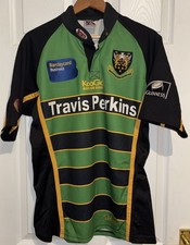 Northampton Saints Rugby Koszulka domowa 06/07 Kooga Podpisana Grant Anderson 12 Rozmiar L