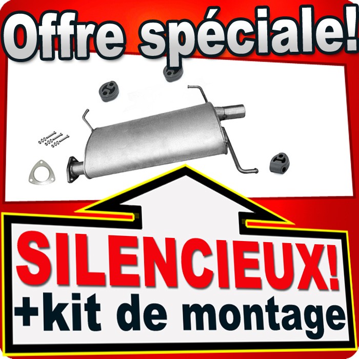Silencieux arrière MITSUBISHI GRANDIS 2.4 pour de longs voyages silencieux