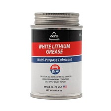 AGS Automotive Solutions Lith-Ease White Lithium Grease, 4oz. Brush Top Can, ...