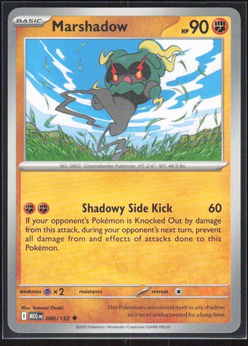 2025 Mega Evolution Series - Mega Evolution Marshadow Uncommon #80