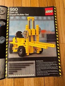 Lego Technic Fork Lift (950) Instruction Booklet Only