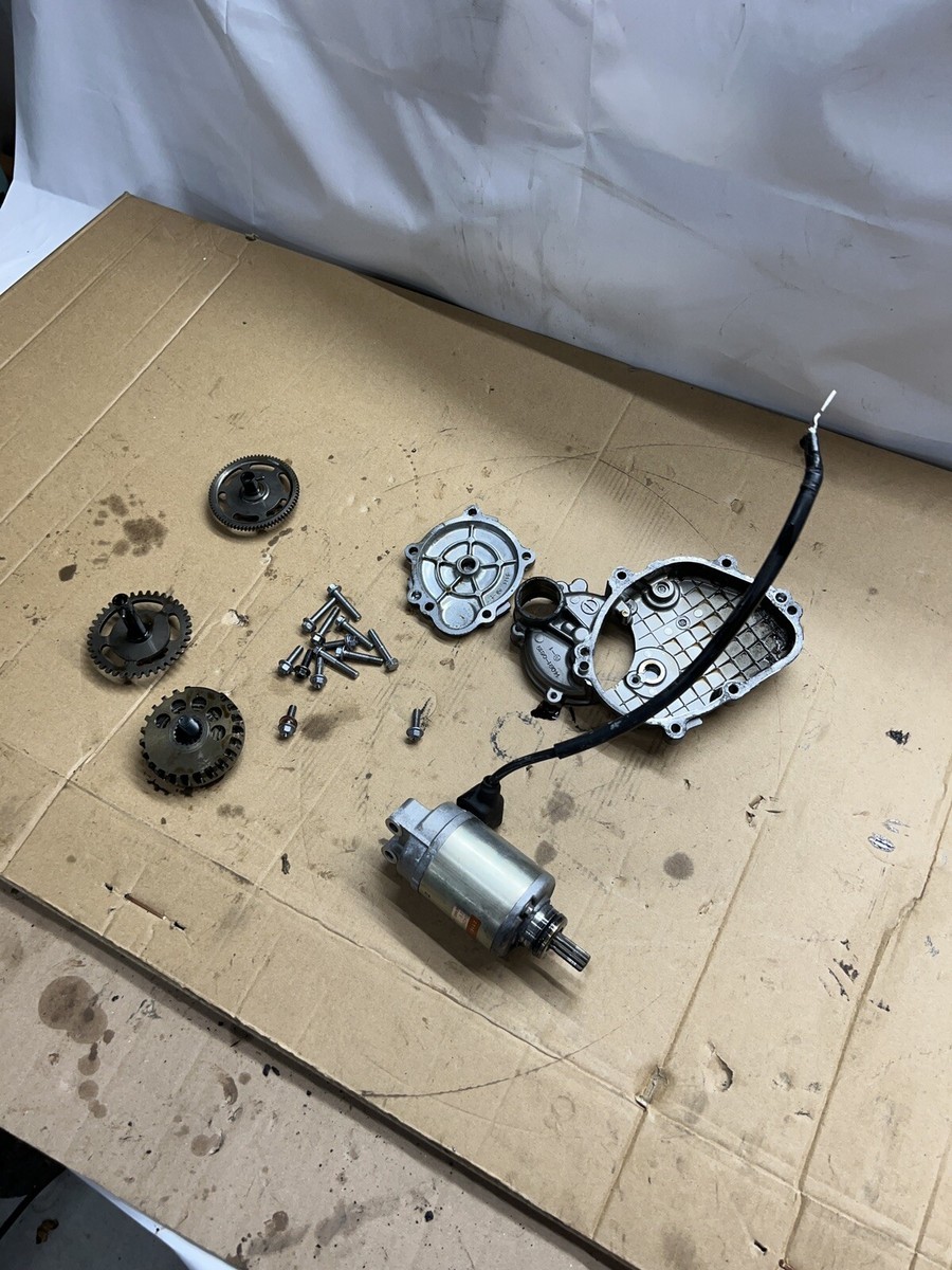 熱契約 パーツ 2021 KAWASAKI NINJA ZX636 ZX6R STARTER MOTOR GEARS COVER