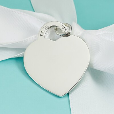 Jumbo Extra Large Please Return to Tiffany & Co Heart Tag Pendant