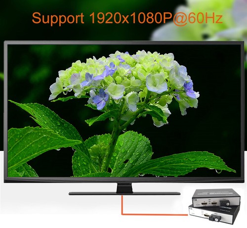 HDMI Fiber Converters Extender SC Transceiver Singlemode 20Km Multimode 500m - Picture 5 of 8