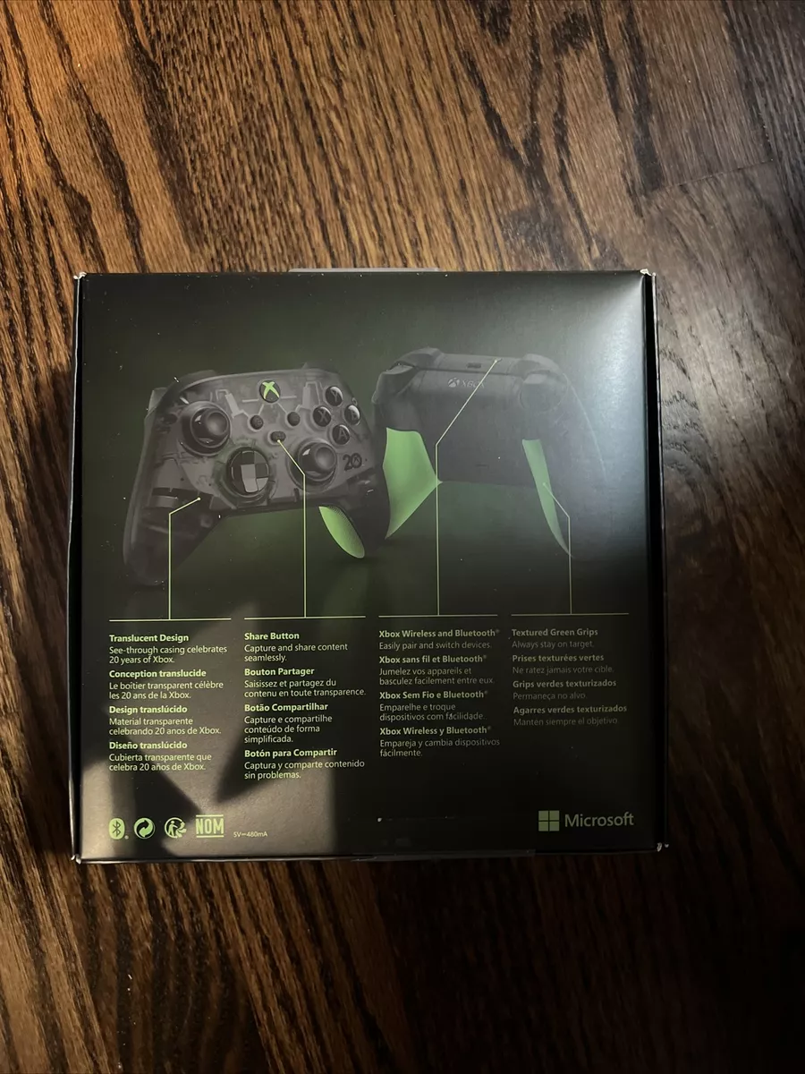 Microsoft Xbox 20th Anniversary Translucent Controller